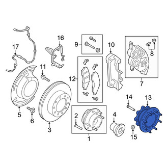 Ford OE - Front Wheel Bearing and Hub Assembly