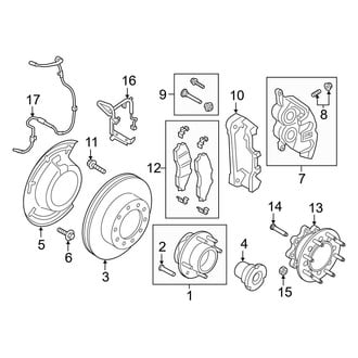 Ford OE - Front Suspension - Brake Components