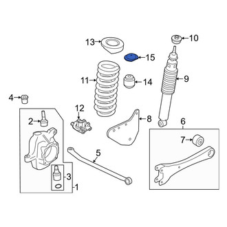Ford OE - Front Jounce Bumper Support