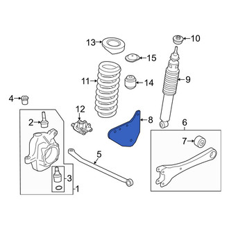 Ford OE - Right Radius Arm Bracket