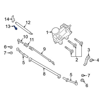 Ford OE - Steering Damper Bolt