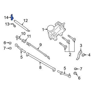 Ford OE - Steering Damper Bracket