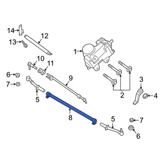 Ford OE - Steering Tie Rod End Adjusting Sleeve