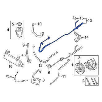 Ford OE - Power Steering Pressure Hose