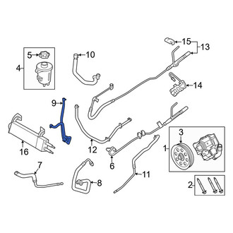 Ford OE - Upper Brake Hydraulic Hose