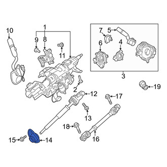 Ford OE - Steering Coupling Boot