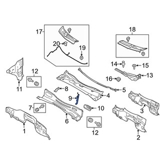 Ford OE - Cowl Side Panel Seal