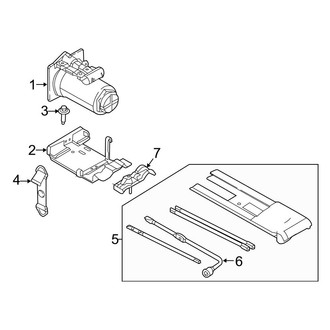 Ford OE - Cab - Jack & Components (King Ranch / Lariat / Limited / Platinum / XL / XLT Crew Cab)