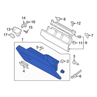 Ford OE - Front Glove Box Door