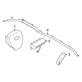 Ford OE - Restraint Systems - Air Bag Components (Air Bags), (Regular Cab / Crew Cab)
