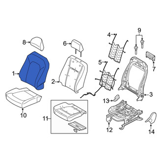 Ford OE - Seat Back Cushion Cover