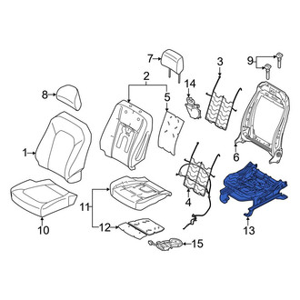 Ford OE - Front Left Seat Track