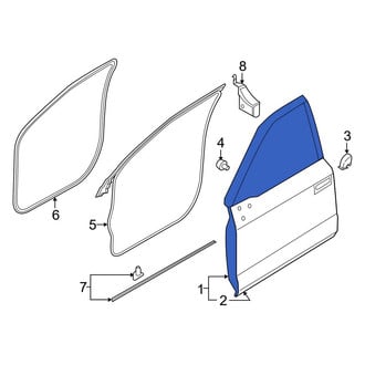 Ford OE - Front Left Door Shell