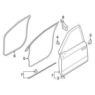 Ford OE - Front Door - Door & Components (Crew Cab)