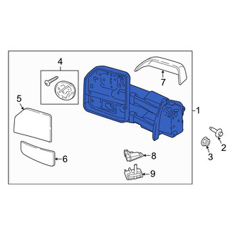 Ford OE - Front Left Door Mirror
