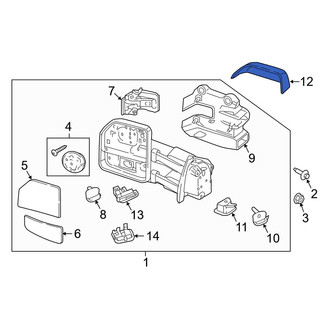 Ford OE - Front Right Door Mirror Cover