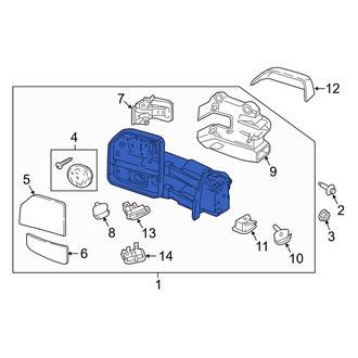 Ford OE - Front Left Door Mirror