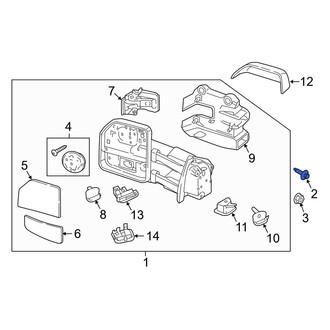Ford OE - Door Mirror Bolt