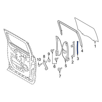 Ford OE - Rear Window Regulator Guide