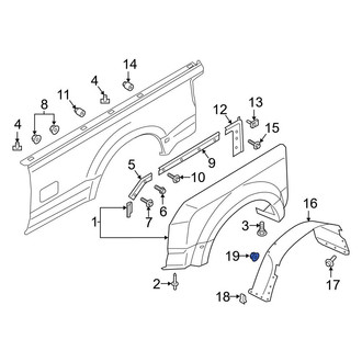 Ford OE - Fender Liner Nut