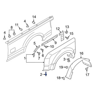 Ford OE - Wheel Arch Flare Screw