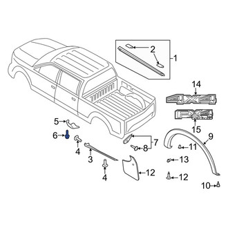 Ford OE - Sound Absorber Clip