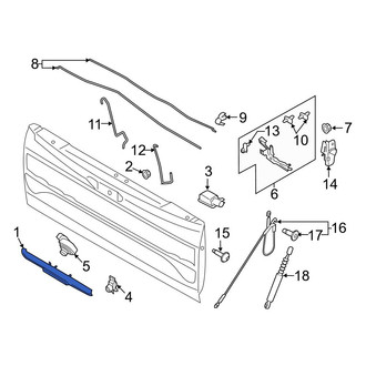 Ford OE - Rear Tailgate Handle