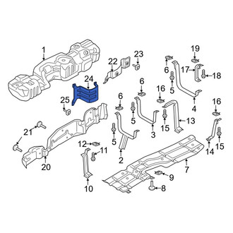 Ford OE - Rear Mud Flap