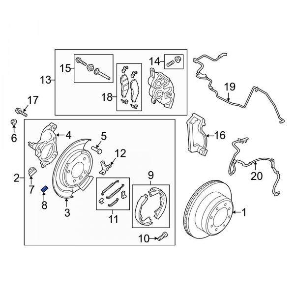 Drum Brake Inspection Plug