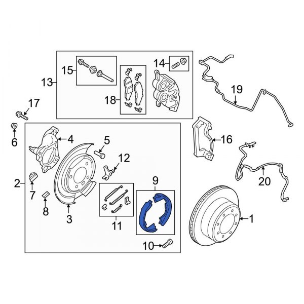 Parking Brake Shoe