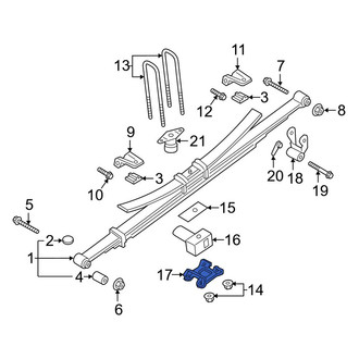 Ford OE - Rear Leaf Spring Plate