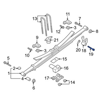 Ford OE - Bumper Face Bar Bolt