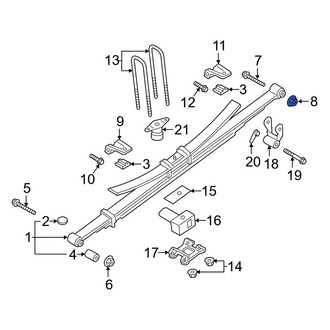 Ford OE - Suspension Stabilizer Bar Bracket Nut