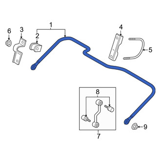 Ford OE - Rear Suspension Stabilizer Bar