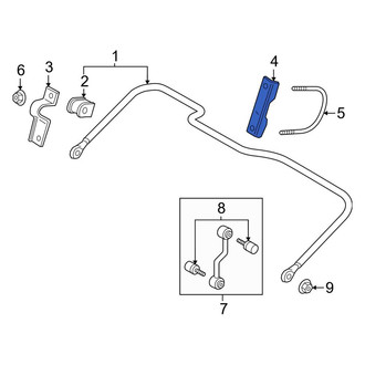 Ford OE - Suspension Stabilizer Bar Bracket