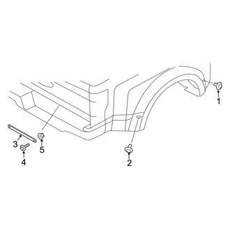 Ford OE - Rear Lamps - Identification Lamps (Crew Cab)