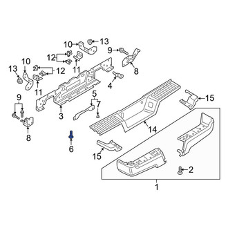 Ford OE - Bumper Face Bar Reinforcement Beam Bolt