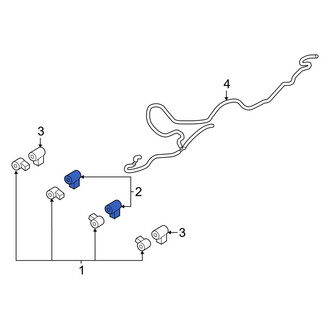 Ford OE - Right Inner Parking Aid Sensor Bracket
