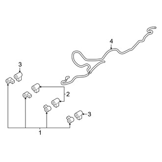 Ford OE - Rear Bumper - Electrical Components (Crew Cab)