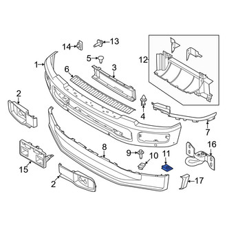 Ford OE - Outer Valance Panel Nut
