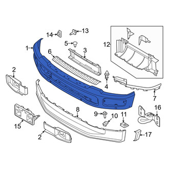 Ford OE - Front Bumper Face Bar
