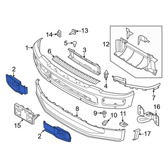 Ford OE - Front Right Tow Hook Cover