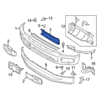 Ford OE - Front Center Bumper Trim