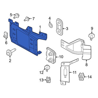 Ford OE - Front Right Bumper Face Bar Mount