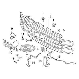 Ford OE - Grille & Components (King Ranch / Limited / Platinum)