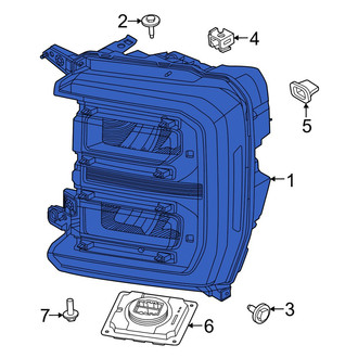 Ford OE - Front Left Headlight Assembly
