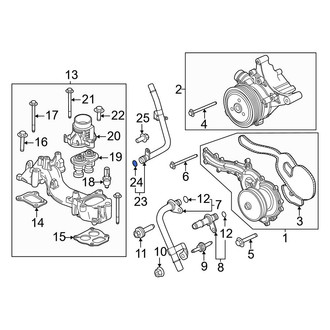 Ford OE - Engine Coolant Pipe O-Ring
