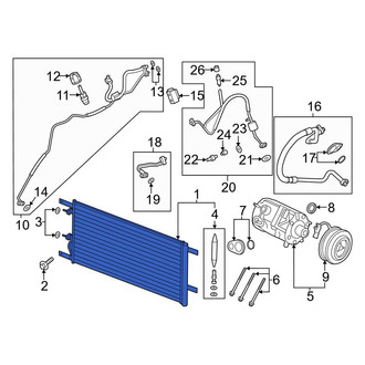 Ford OE - A/C Condenser