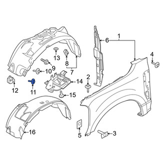 Ford OE - Fender Liner Retainer