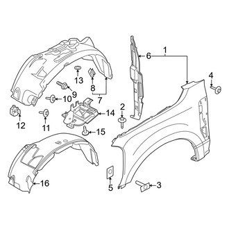 Ford OE - Fender & Components (Regular Cab / Crew Cab)